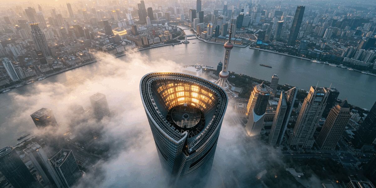 上海中心千亿像素全景，自546米118层观光厅俯瞰上海全境与陆家嘴天际线